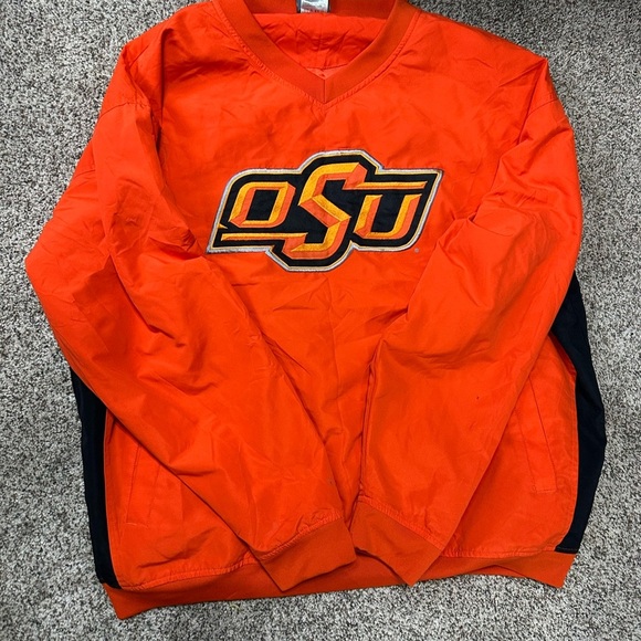 OSU Orange Pullover Jacket - Picture 1 of 4